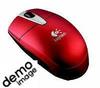 Logitech Cordless Optical Mouse for Notebooks Red